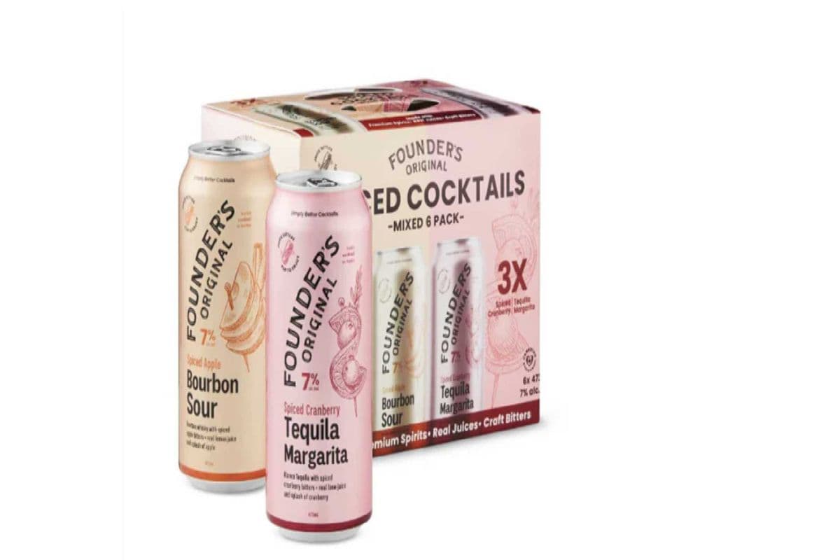 Founder's Original Spiced Cocktail Mix Pack (6 x 473ml cans)