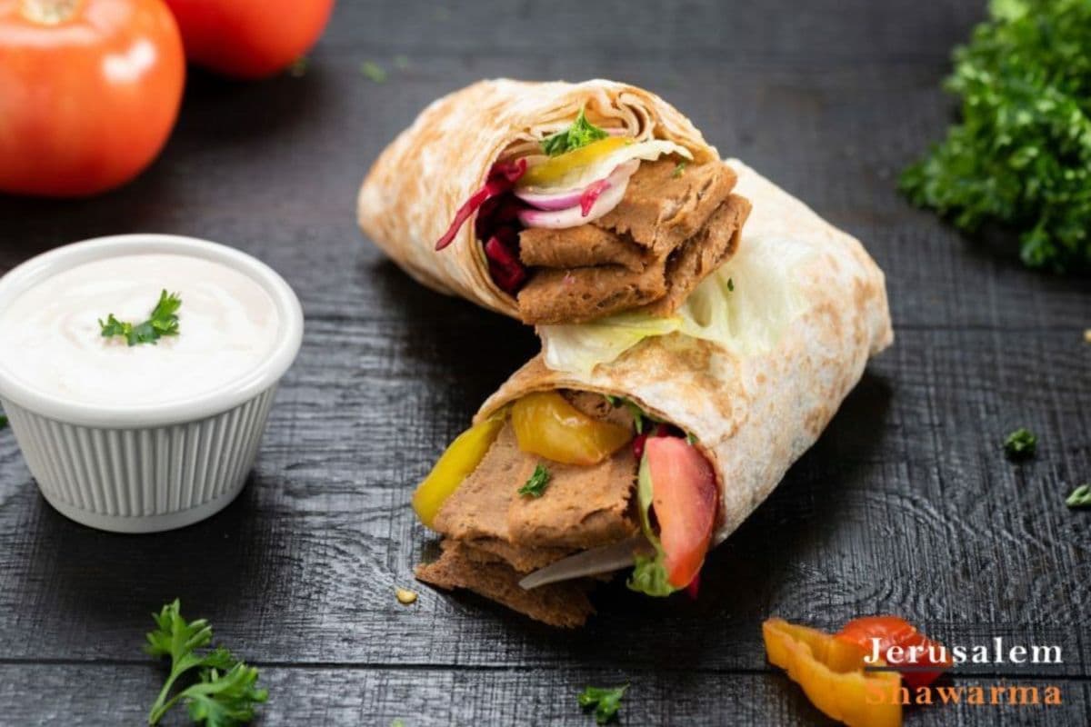 Beef Donair Wrap with Everything Topping Combo