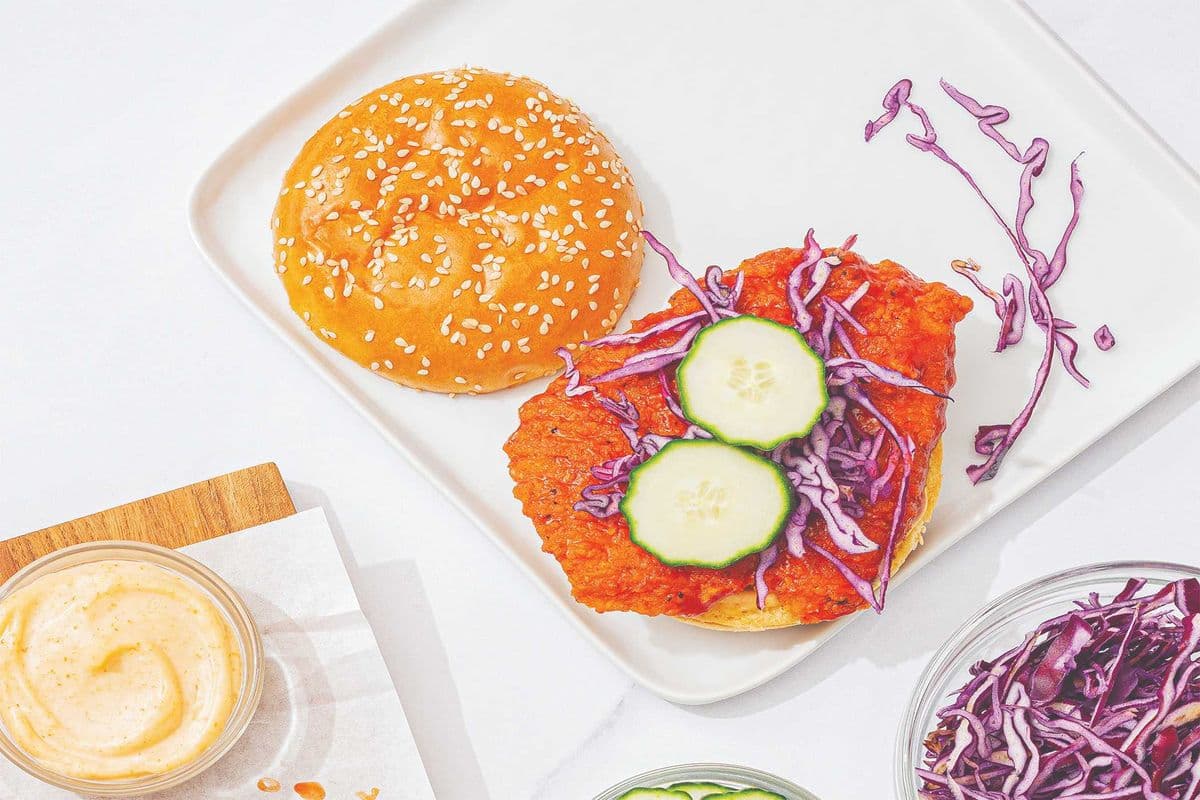 Spicy Crispy CHKN Burger Combo