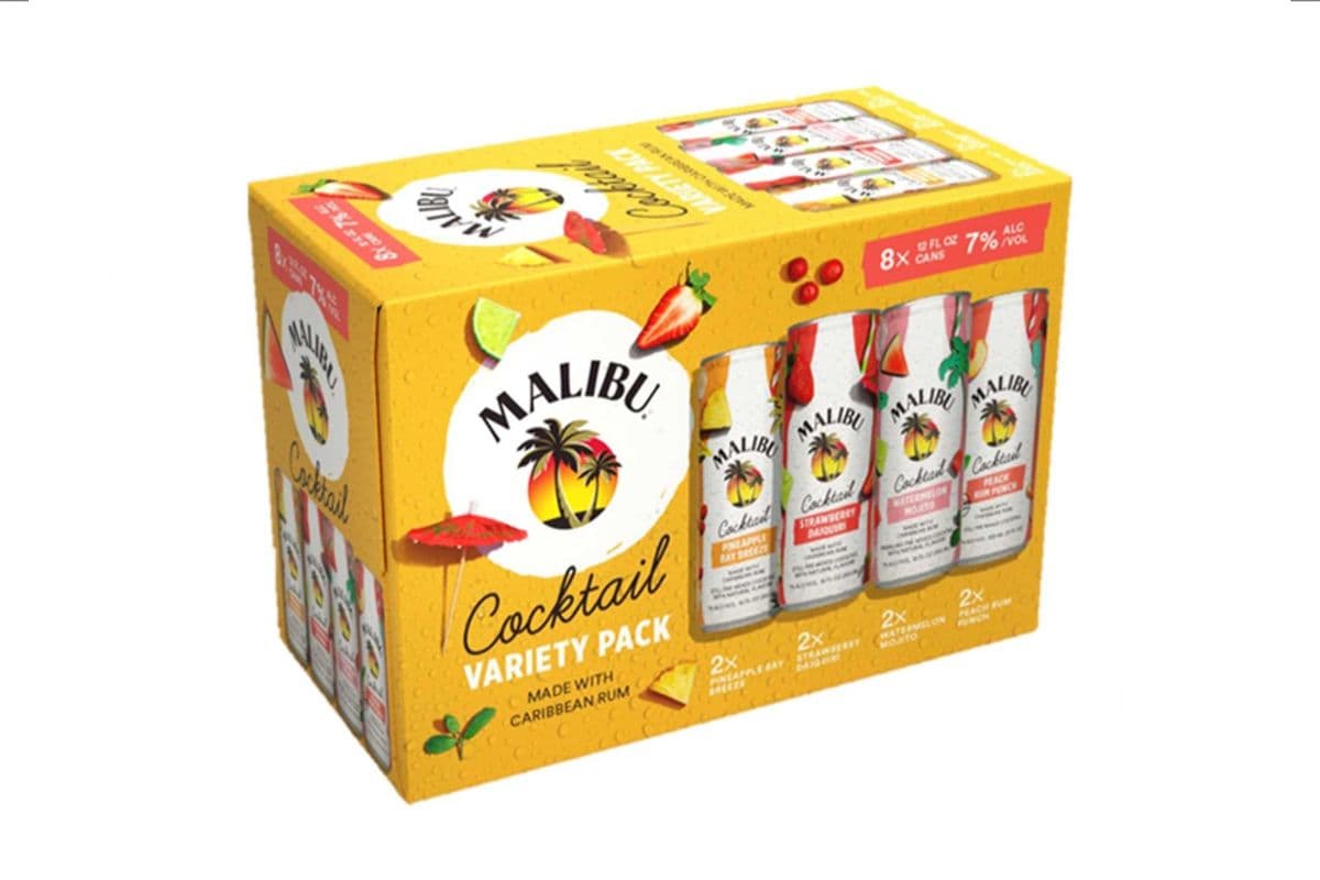 Malibu Cocktail Variety Pack (8 x 355 ml)