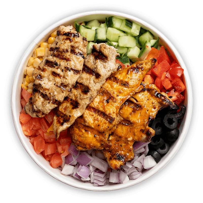 Combo Bouteille - (4mcx) Bol Grillé / Bottle combo - (4pcs) Grilled bowl