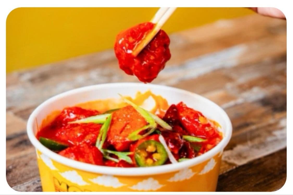 Spicy Schezwan Chaap Gravy