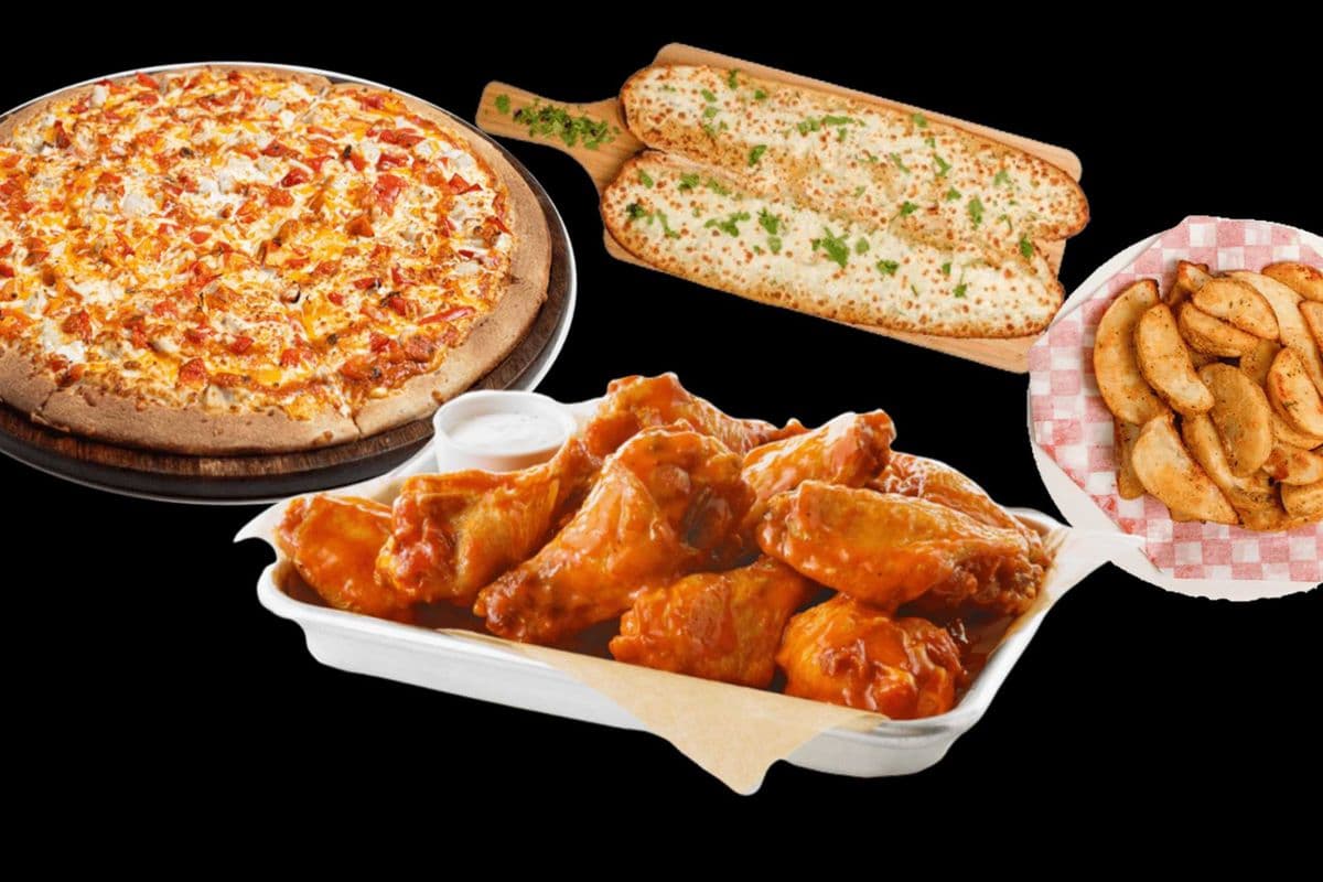 X-Large Pizza and Wings (20 pcs)