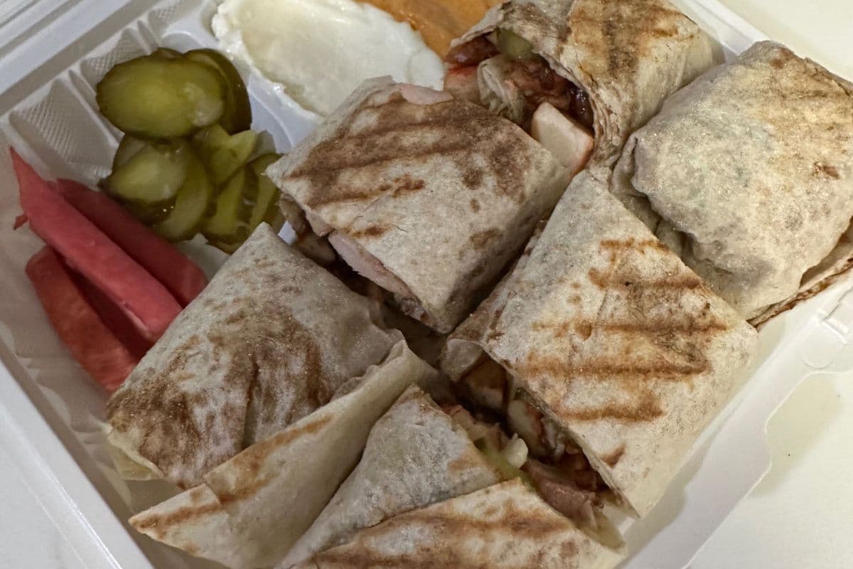 Arabic chicken shawarma plate