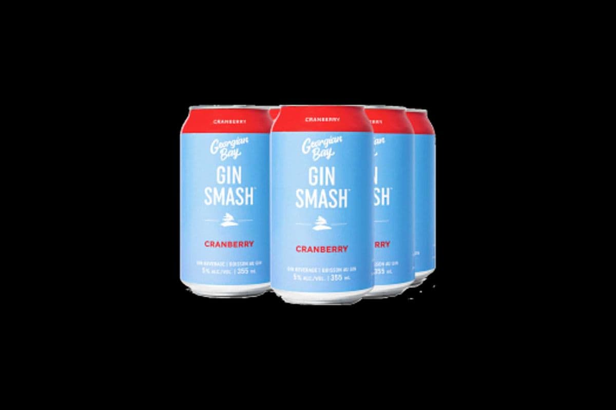 GEORGIAN BAY GIN SMASH CRANBERRY (6 x 355ML CANS) (6 x 355ML)
