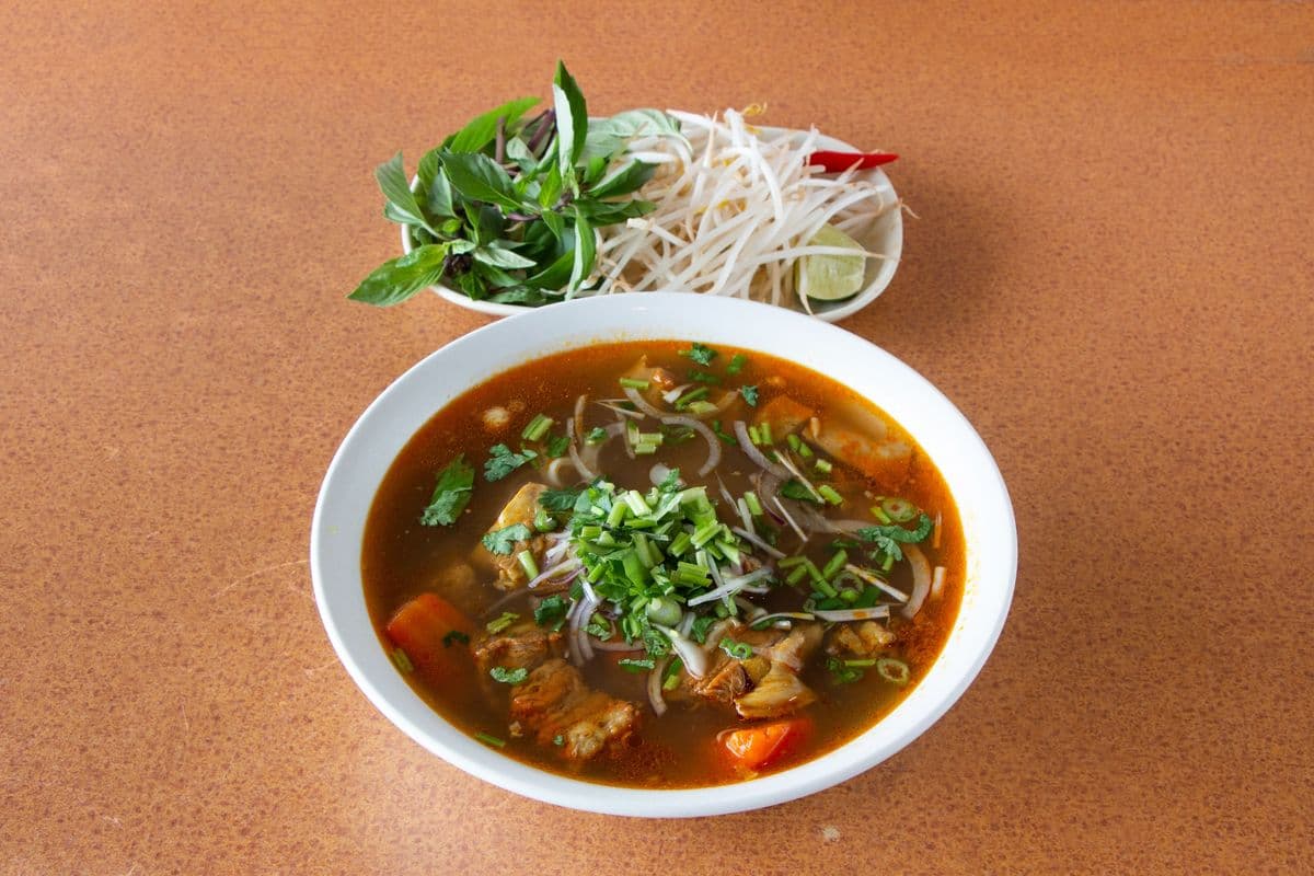 P62. Beef Stew with Rice Noodle Soup - Pho Bo Kho