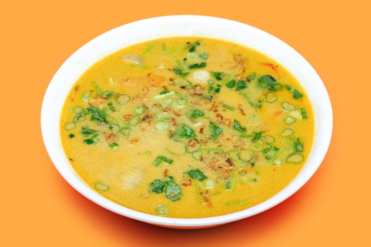 Yellow Curry Chicken Soup
