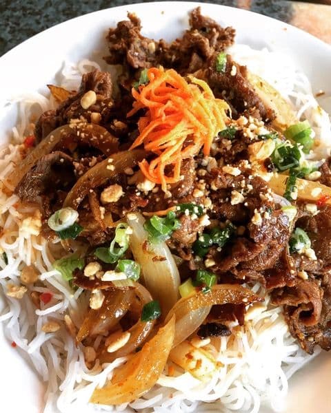 82. Lemongrass Beef with Vermicelli
