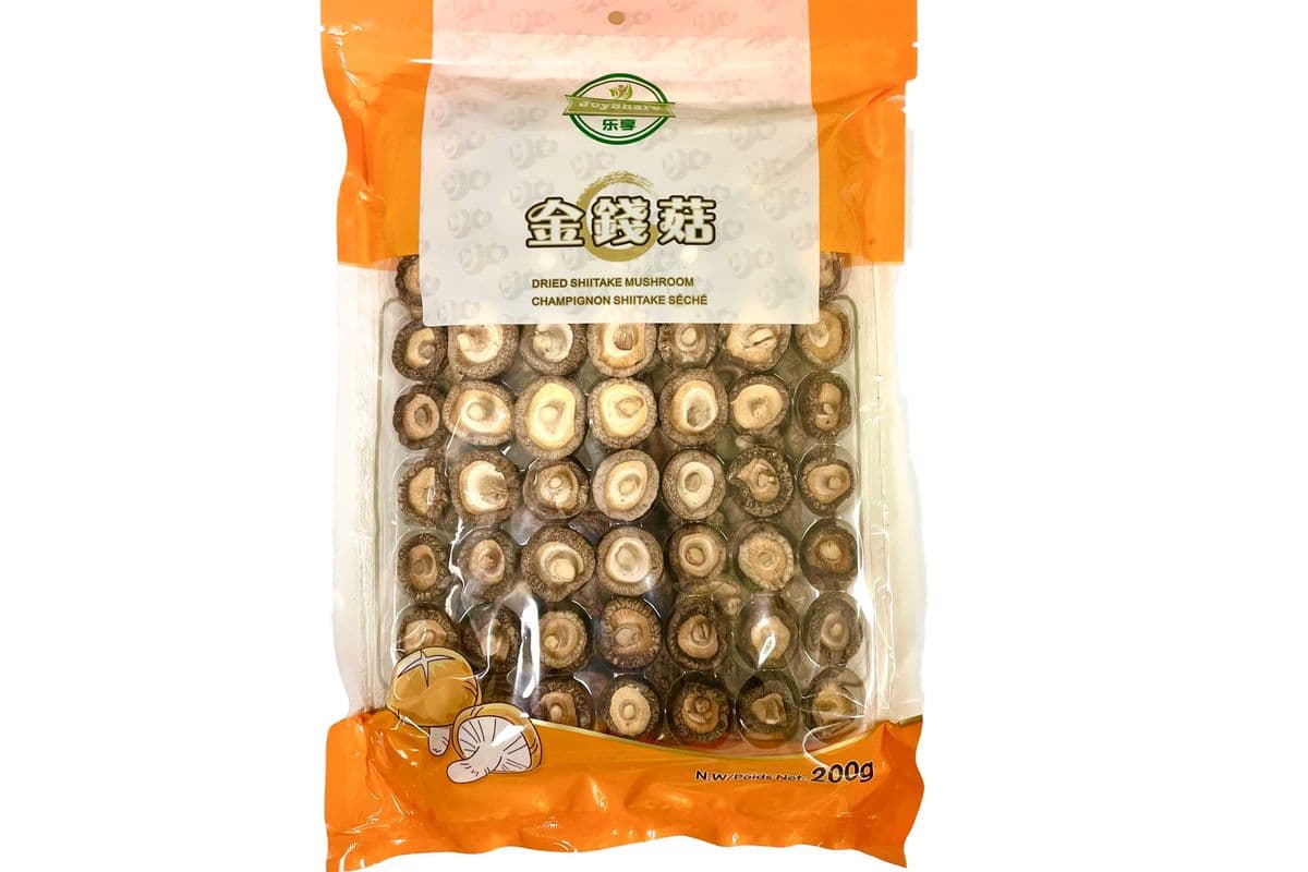 JS Dried Mini Shiitake Mushroom(200g)乐享金钱菇2-3cm