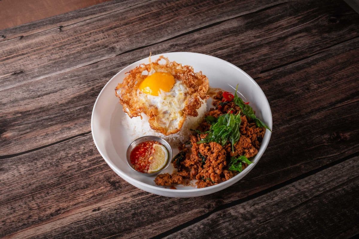 Pad Kra Pao Kai Dao