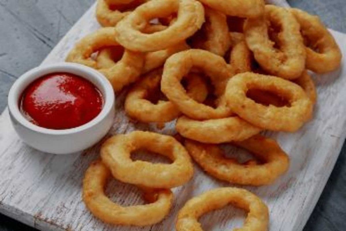 ONION RINGS ONLY WITH FREE DESSERT
