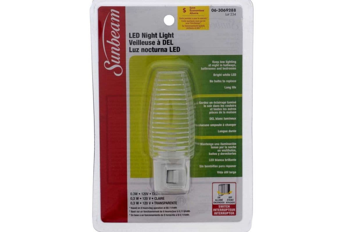 Sunbeam LED Night Light with Switch