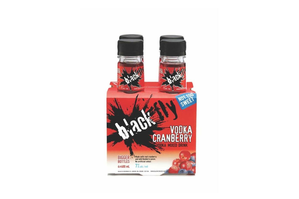 BlackFly Cranberry Vodka (4 x 400 ml)