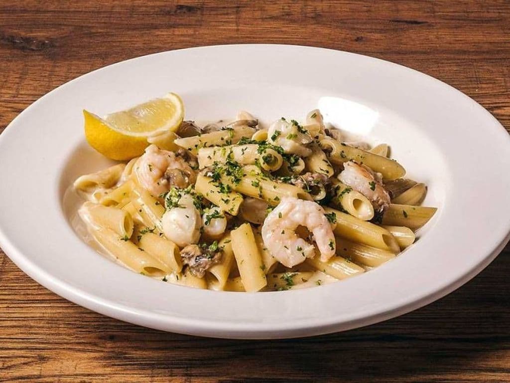 Gluten-Friendly Seafood Alfredo