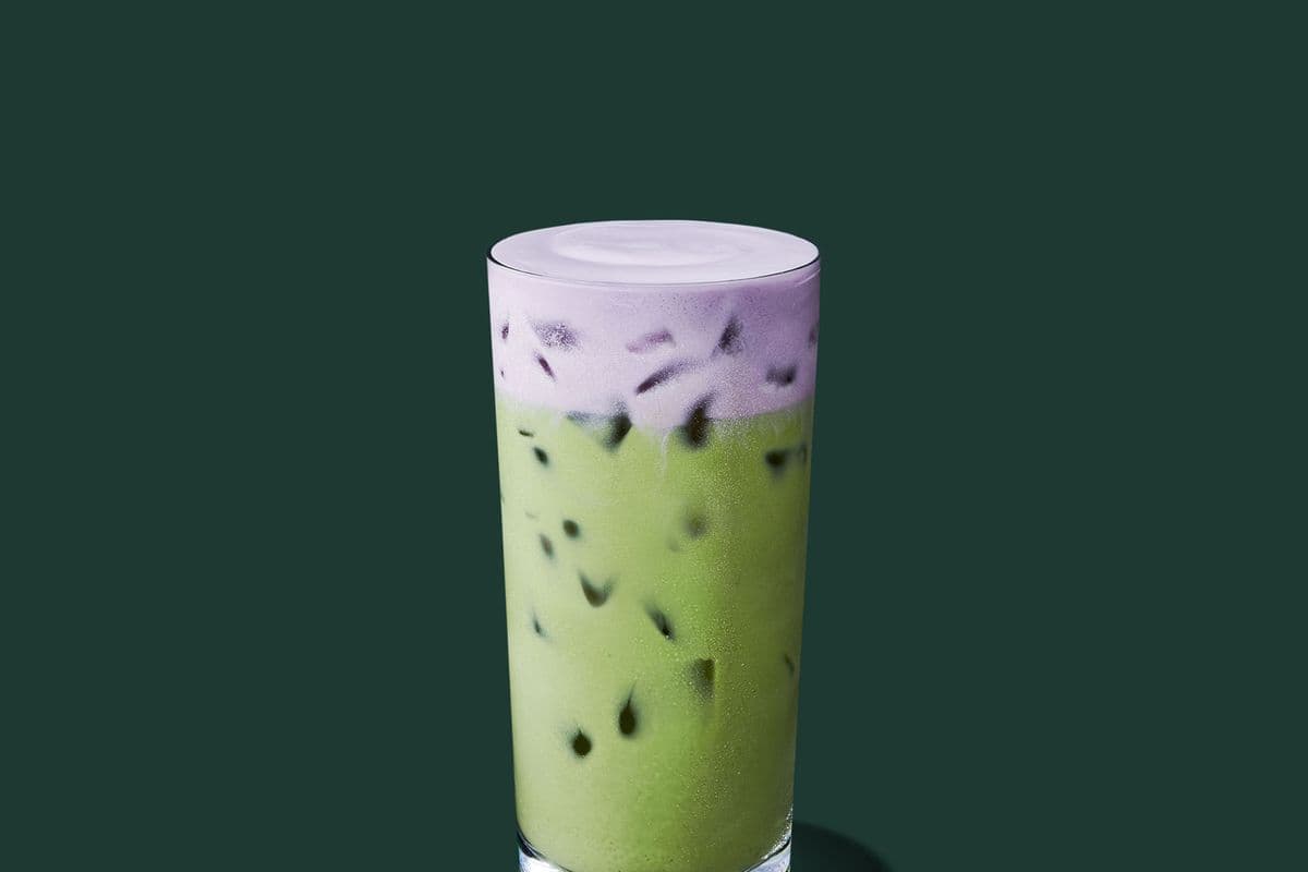 Iced Lavender Cream Matcha