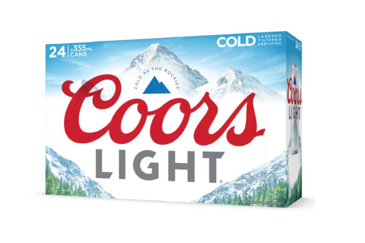 Coors Light (24 x 355 ml Cans)