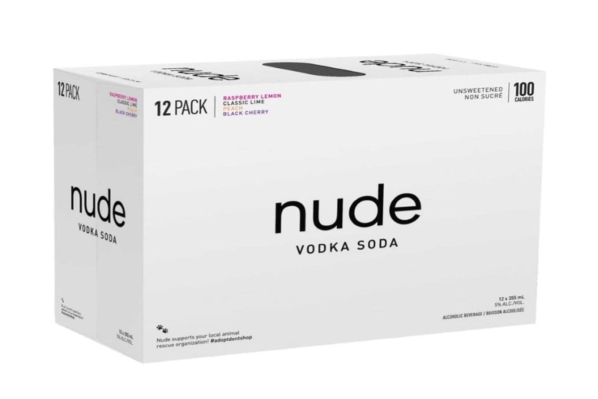 Nude Soda Vodka Mixer (12 x 355 ml)