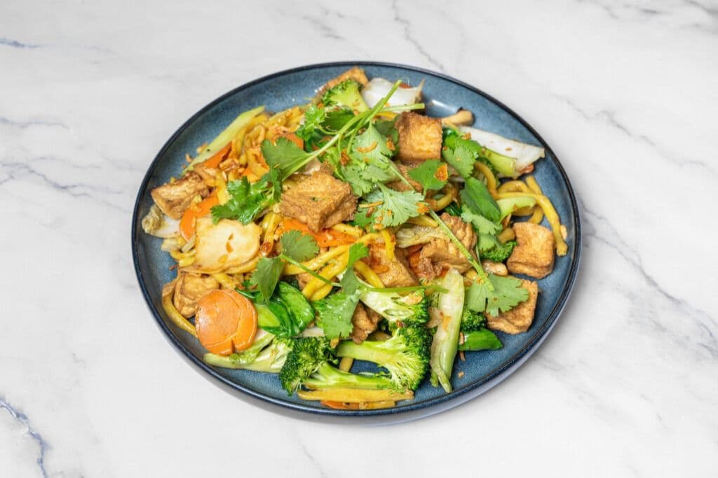 Wok Fried Shanghai Noodles with Vegetables