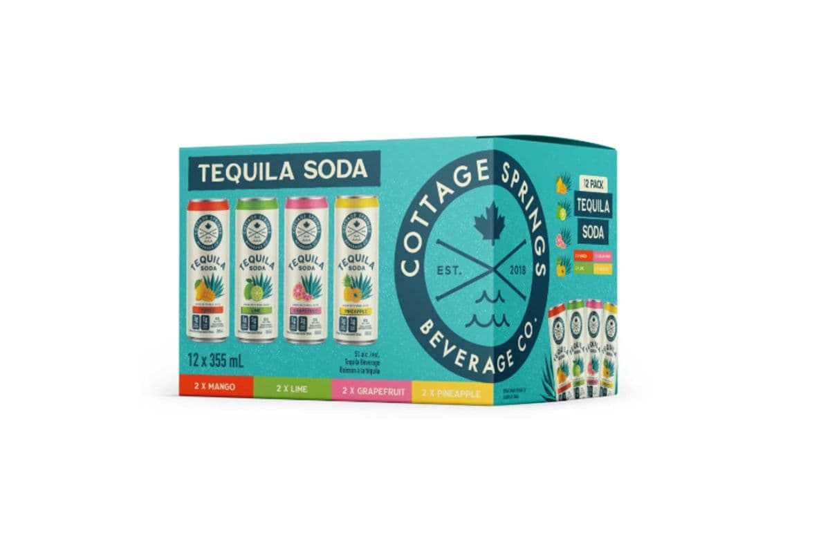 Cottage Springs Tequila Soda Mix 12Pk (12 x 355ml)