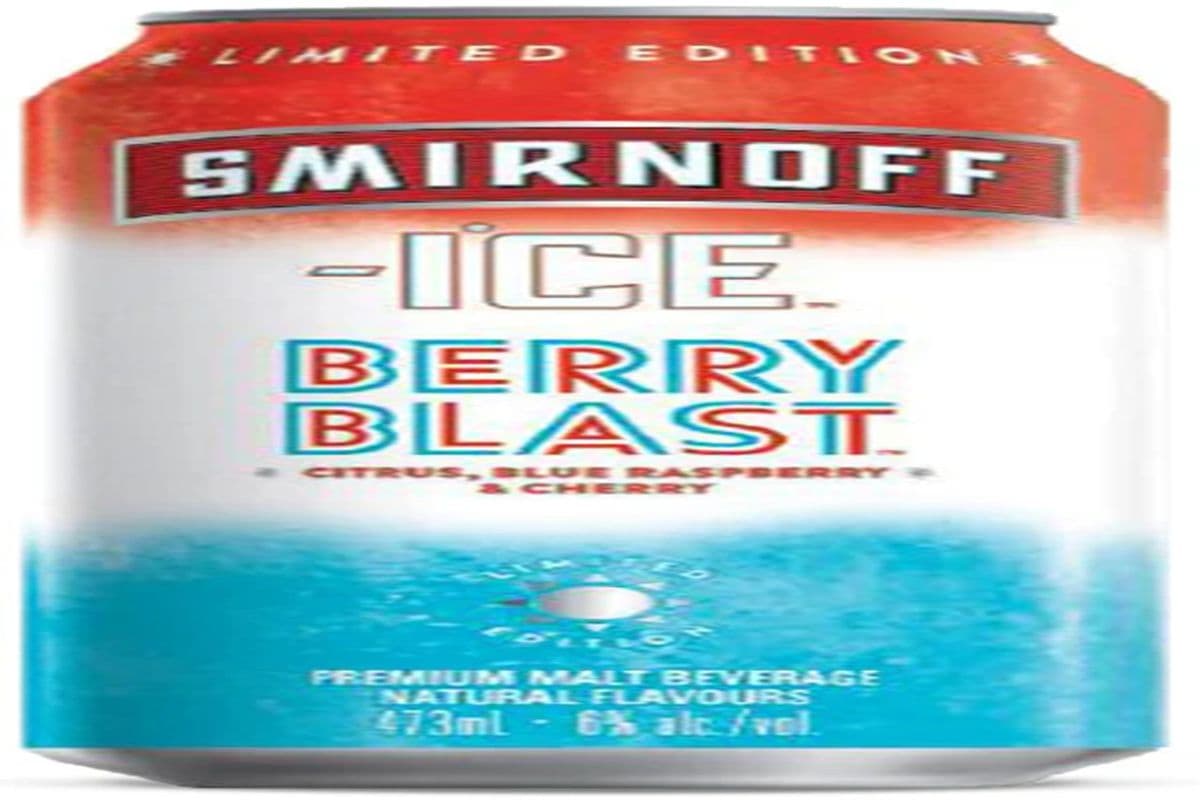 Smirnoff Berry Blast Tall Can 473ML (1 x 473ml)
