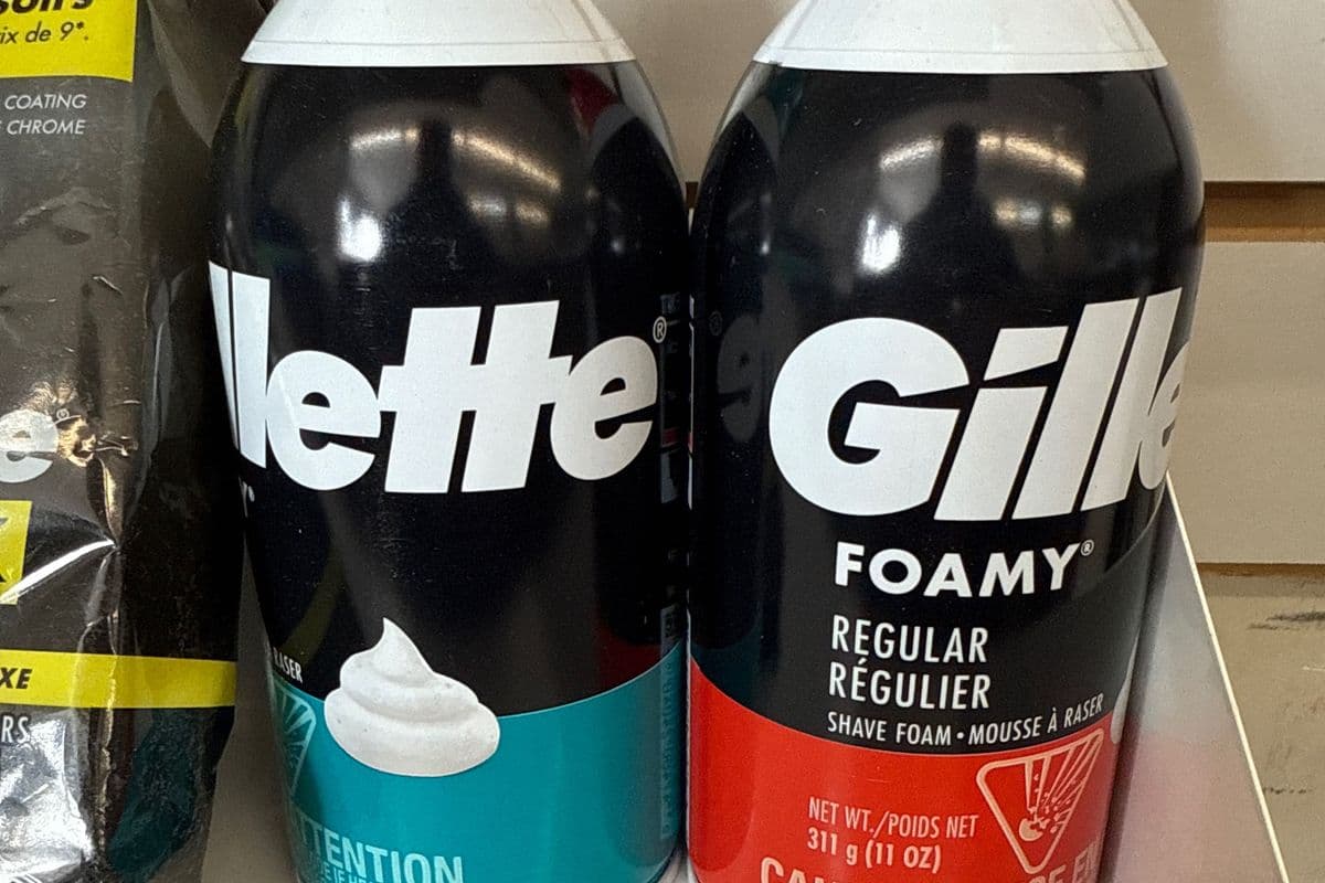 Gillette shaving foam