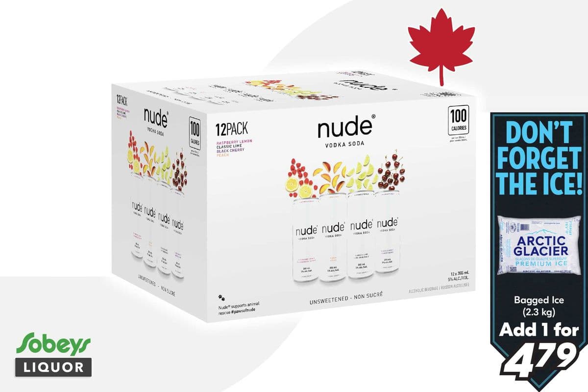 Nude Vodka Soda Mixer (12 x 355 ml)