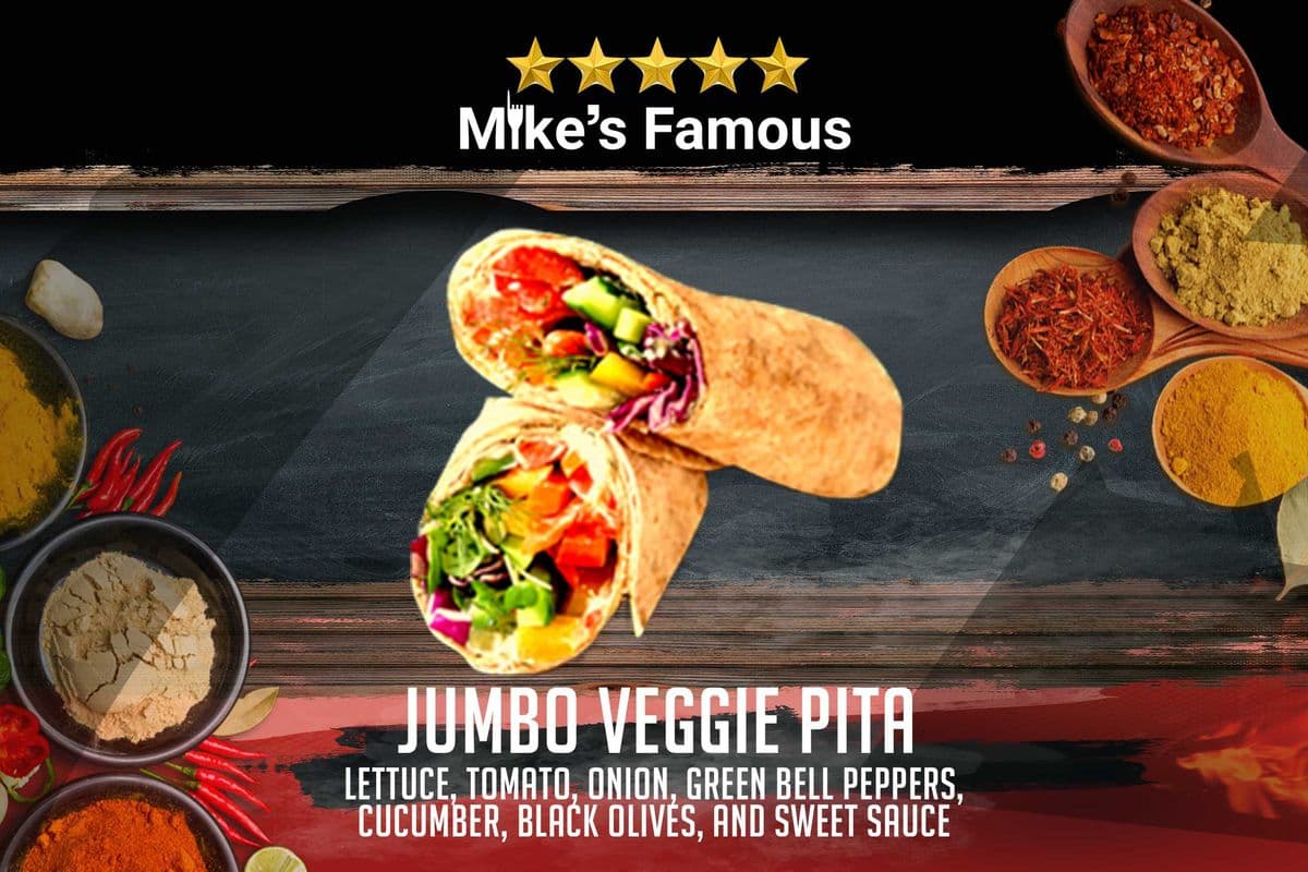 Jumbo Veggie Pita
