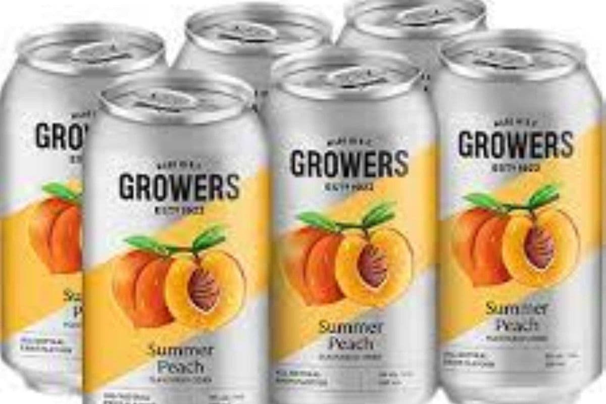 Growers Peach 6x355ml (6 x 355ml)
