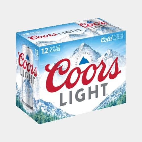 Coors Light 12 canettes / Coors Light 12 Cans