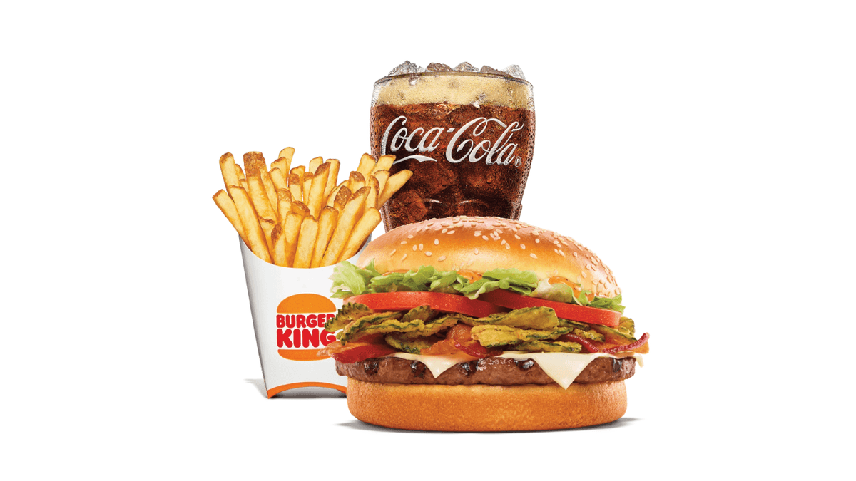 Bacon Swiss BBQ Whopper® Medium Combo