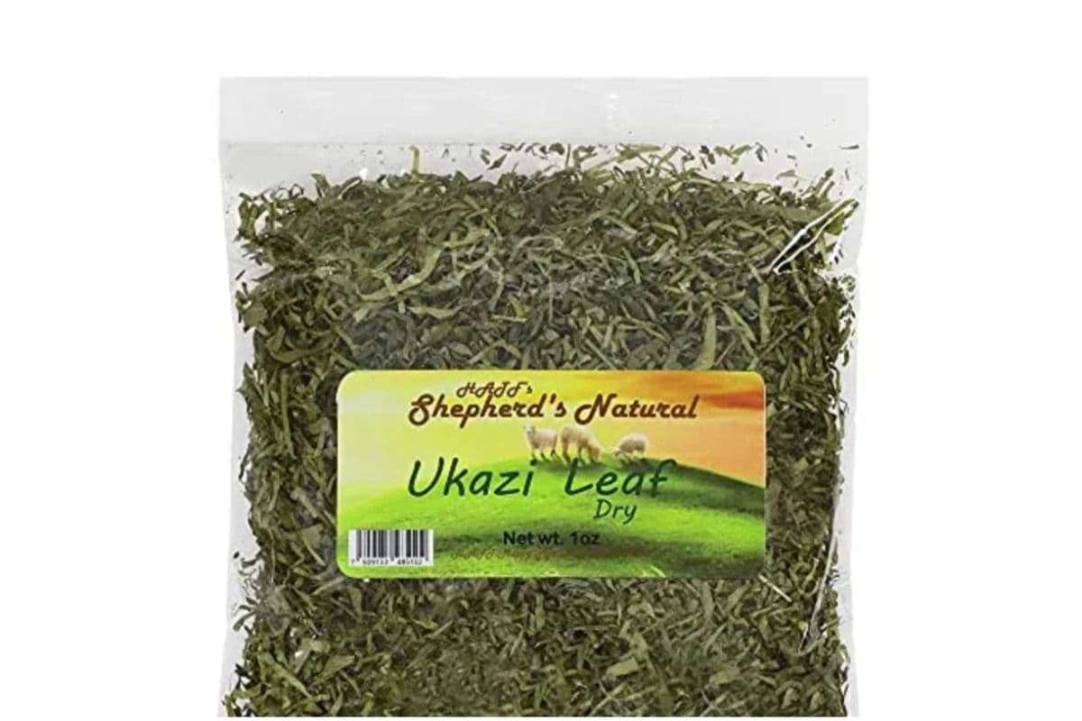 Dry Ukazi Leaf (1 oz)
