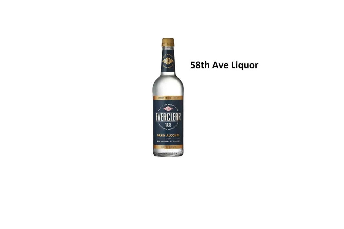 EVERCLEAR 190 PROOF GRAIN ALCOHOL (1 x 750ML)