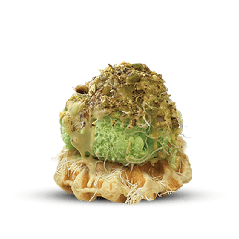 Gaufre Kunefe Pistache / Kunefe Pistachio Waffle