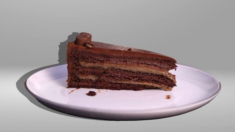 Gooey caramel cake 
