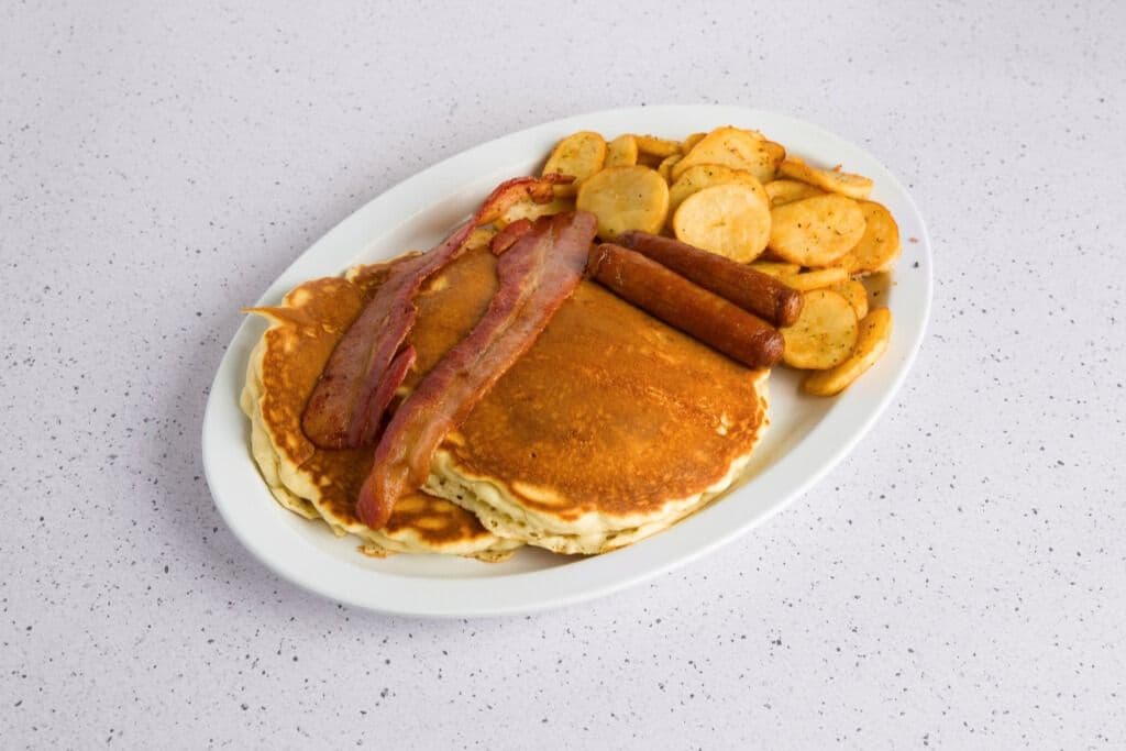 PANCAKES 2 and 2 SIDES
