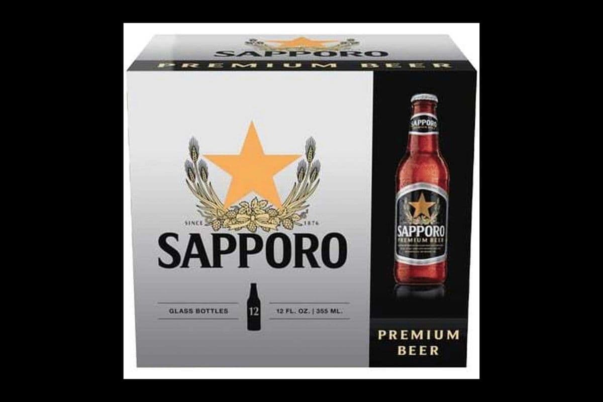 SAPPORO (12 x 355ML BOTTLES) (12 x 355ml)