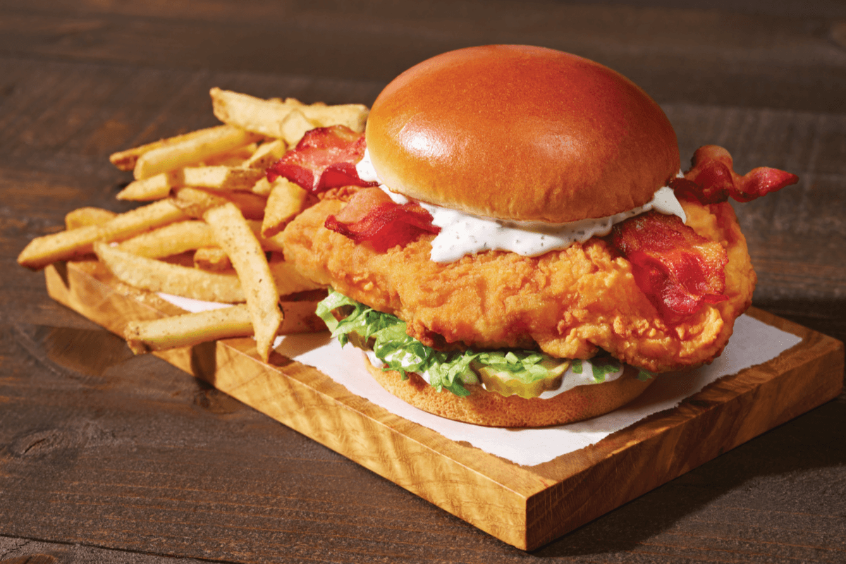 Bacon Ranch Crispy Chicken Sandwich