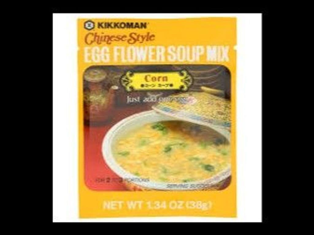 Kikkoman Egg Flower Soup Mix Corn