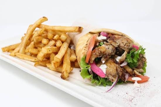 Chicken Shawarma Pita Combo