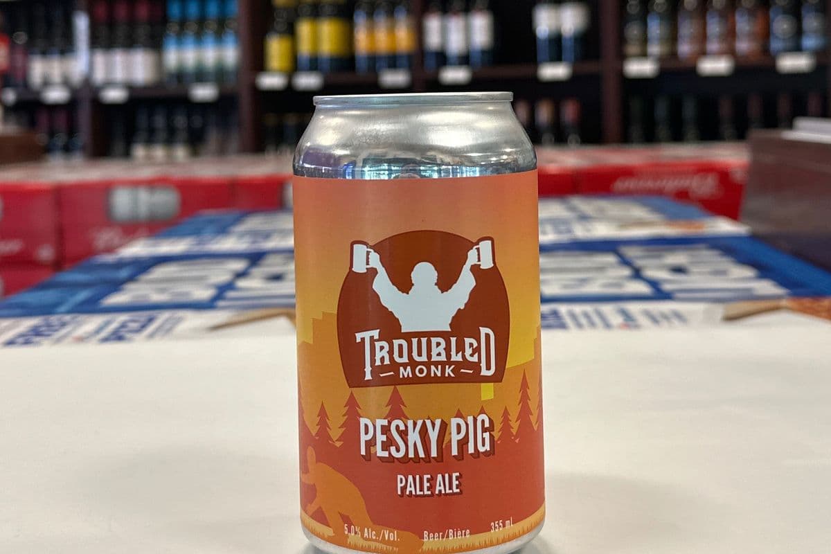 TROUBLED MONK PESKY PIG PALE ALE (1 x 355 mL)