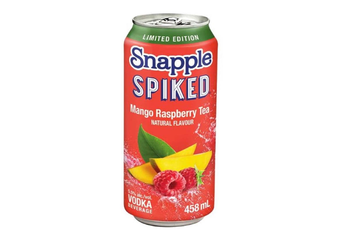 SNAPPLE SPIKED MANGO RASBERRY TEA (1 x 458 ML)