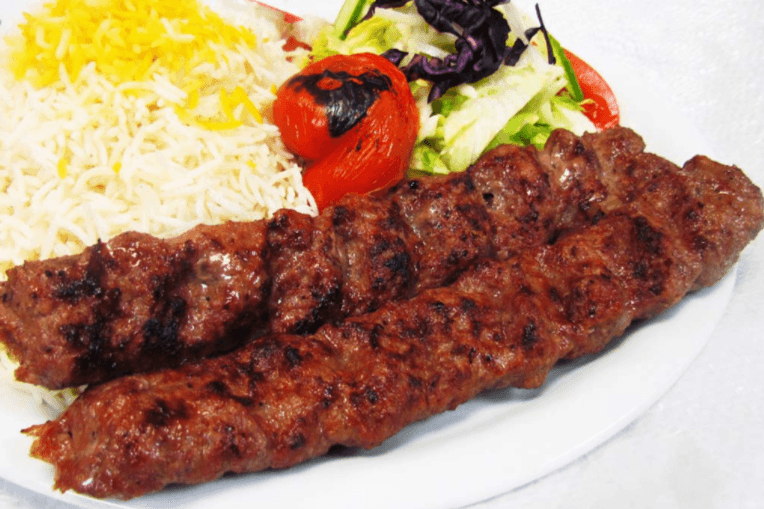 9. Kobideh Kabob with Rice