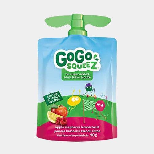 GoGo Squeez Biologique Pomme framboise et citron (90g) / GoGo Squeez Biologique Apple Raspberry Lemon Twist (90g)
