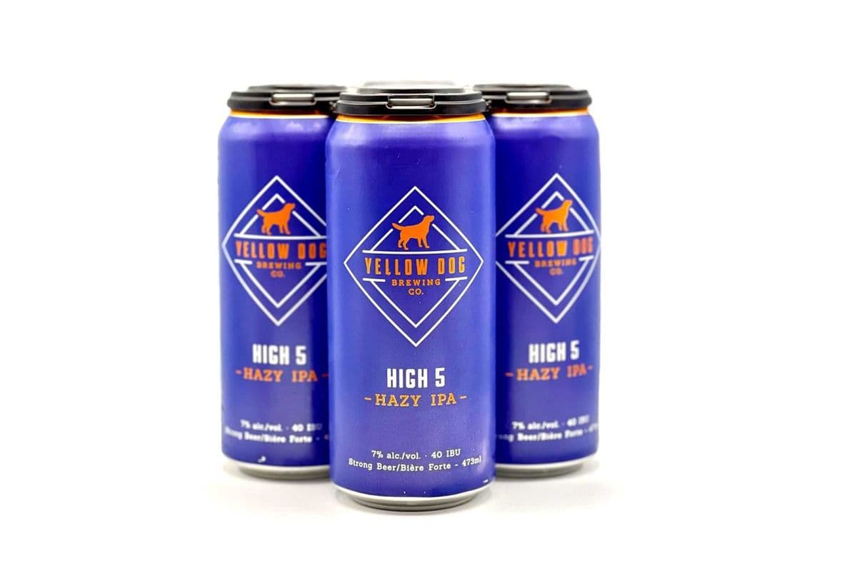 Yellow Dog Brewing- High 5 Hazy IPA (4 x 473ml)