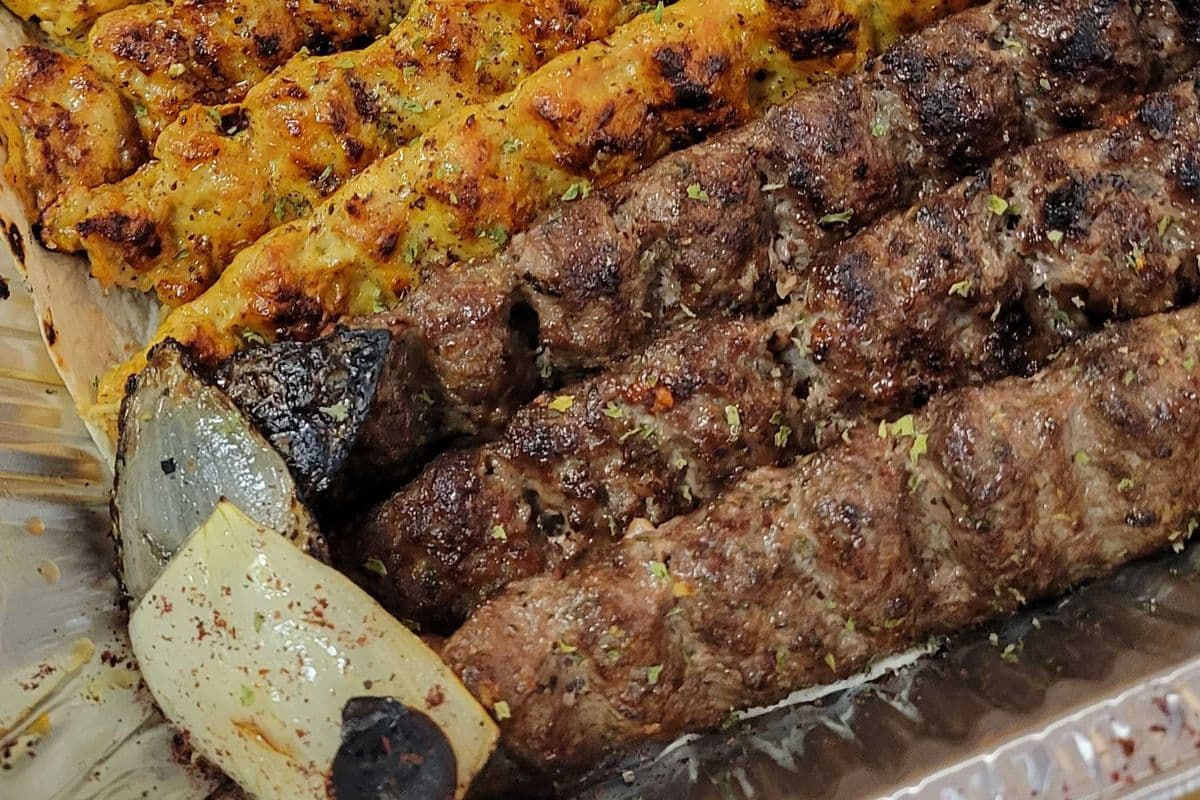 Full Kafta Kabob platter
