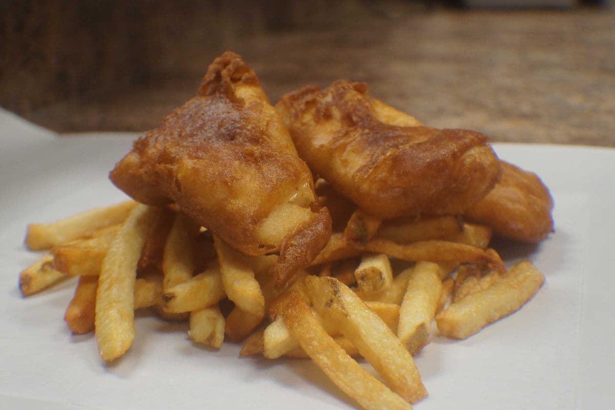 Atlantic Cod And Chips.