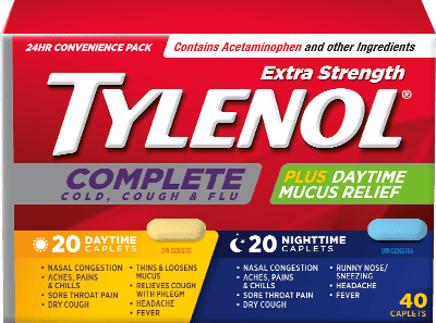 Tylenol Complete - Rhume/ Cold- Day / Night ( 20 capsules )