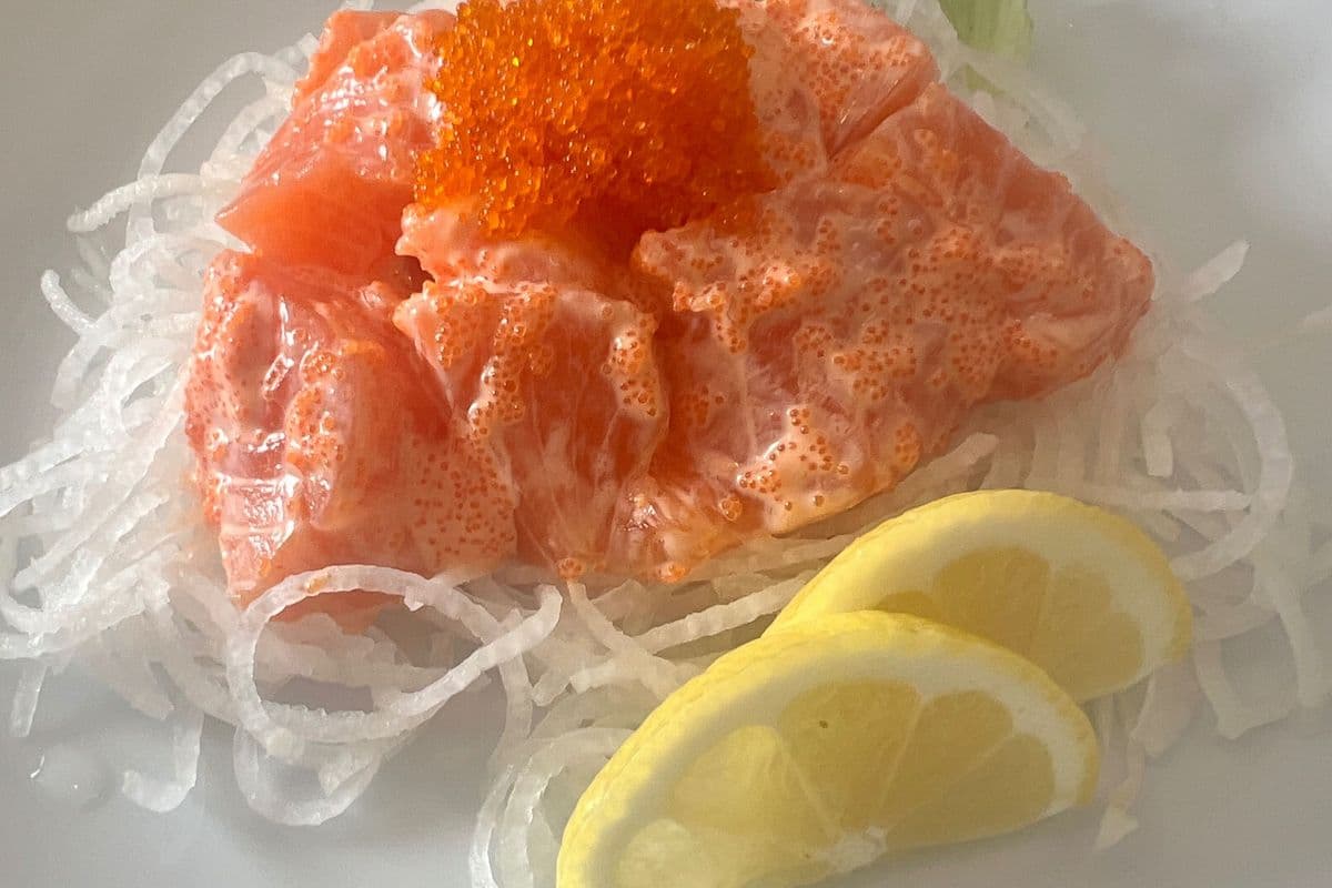Creamy Salmon Sashimi
