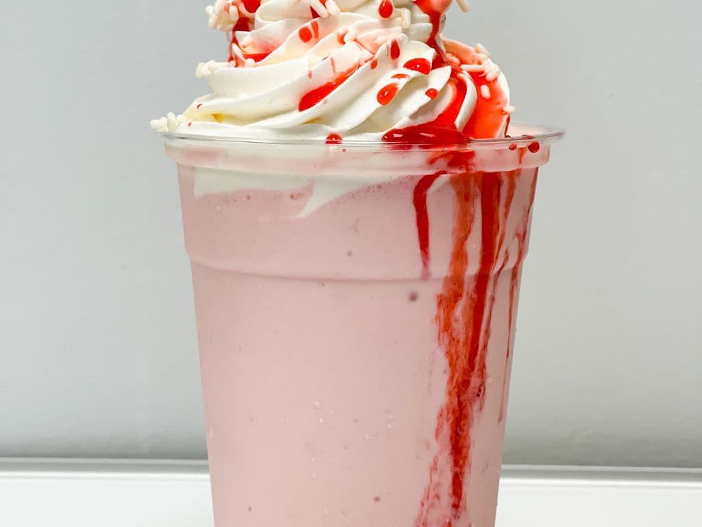 Strawberries and Cream Milkshake