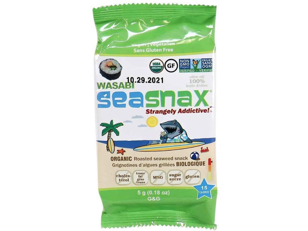 SEASNAX WASABI SEAWEED SNACK 5G